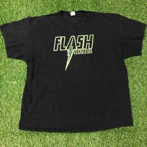 Men’s Black ‘Flash Softball’ Graphic Tee